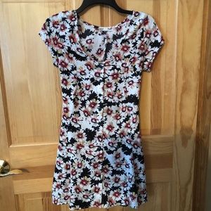 Misses summer dress floral print XS